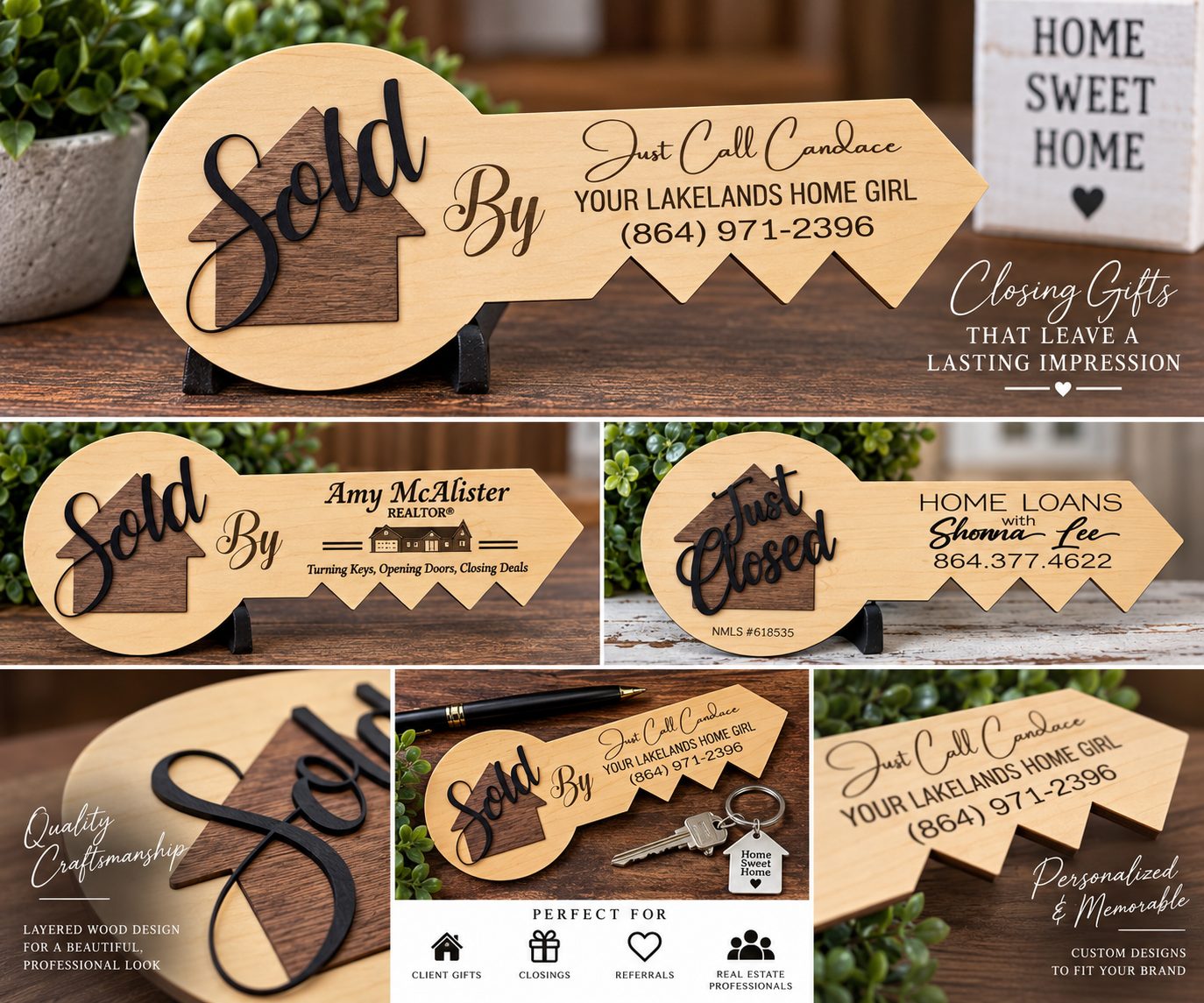 Personalized Just Sold Realtor Sign